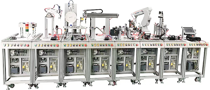 ZN-MPS03型 柔性自動化生產線及工業機器人應用實訓系統（八站）
